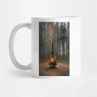 Acoustic Guitar Tree Of Life Guitar Player Nature Guitarist Mug